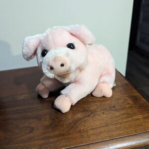 Old MacDonald's Talking  Farmyard Friend. Peeke Pig. Plush  Toy 8 Inches. EUC.